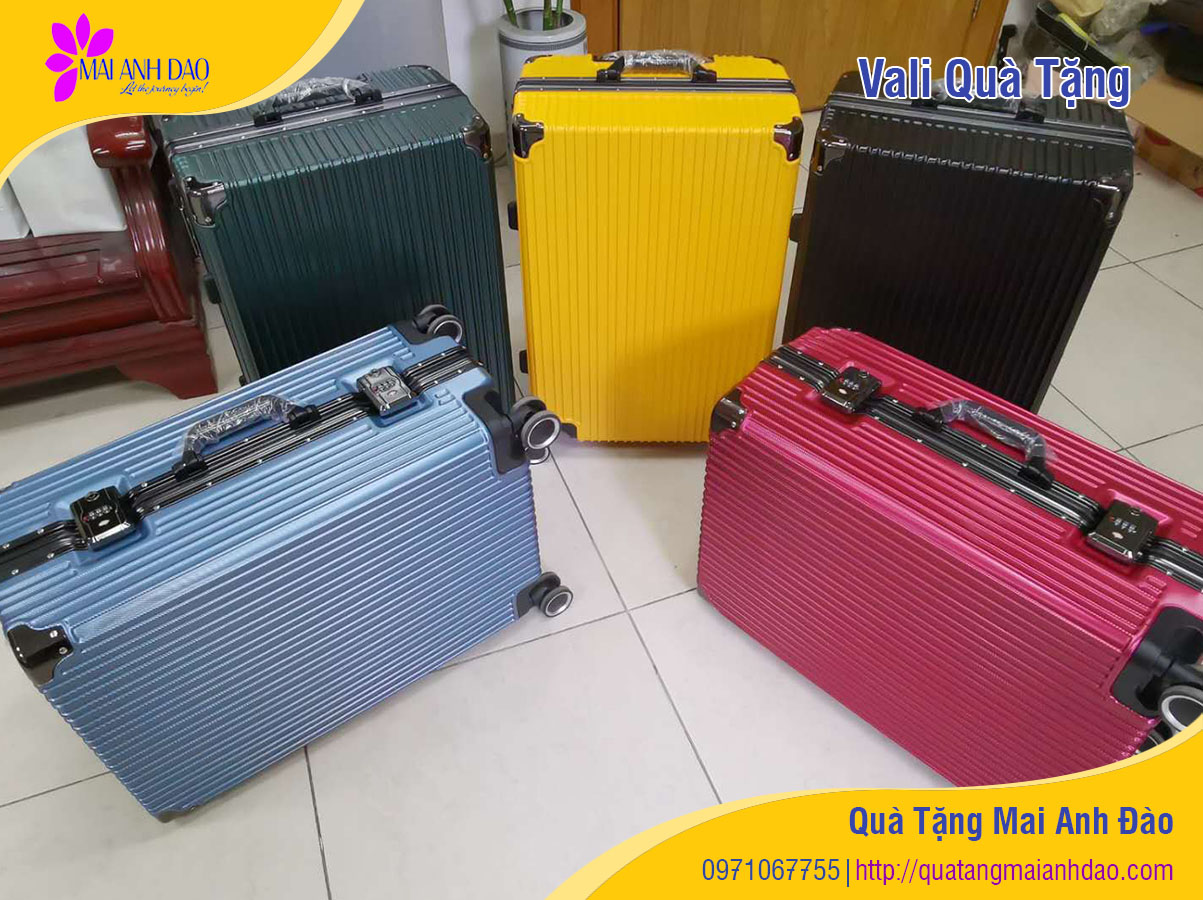 Vali quà tặng in logo giá rẻ tại Quảng Nam