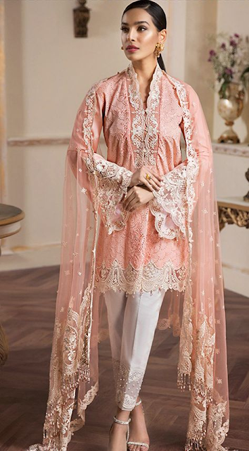ANAYA LAWN 2PC Front Full Embroidery ChikenKari Work Embroidered Lawn Suit Unstitched Appi Store