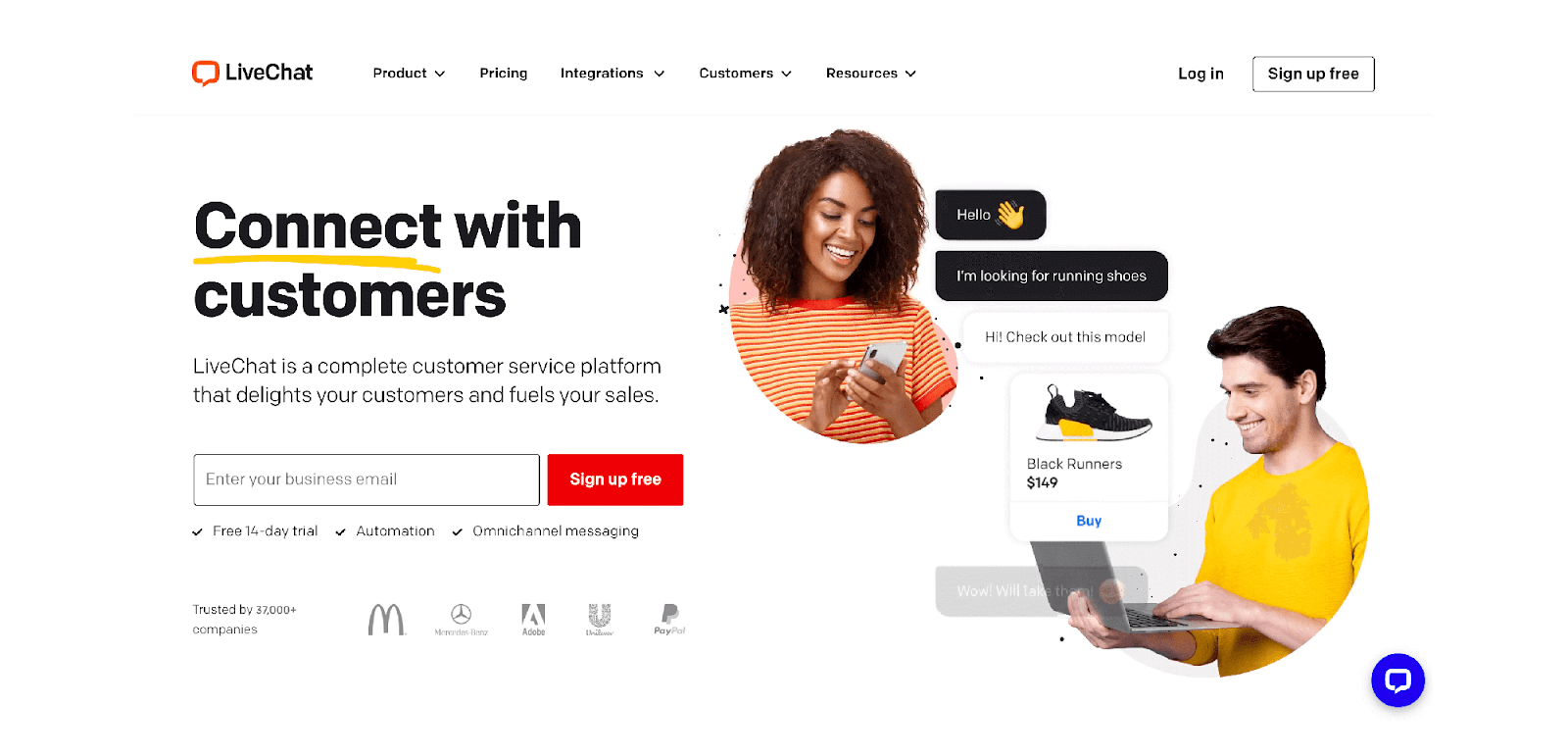 Best competitor to intercom - livechat