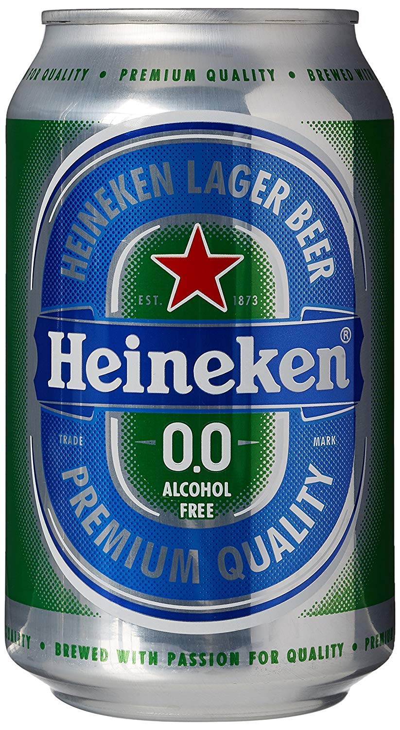 Heineken 0.0 Pack 6x330 ml, zero-calorie beer brand