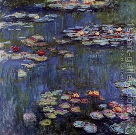 Water-Lilies 29 by Claude Oscar Monet - Reproduction Oil Painting