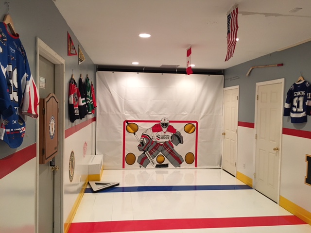 Build A Hockey Shooting Area In Your Home