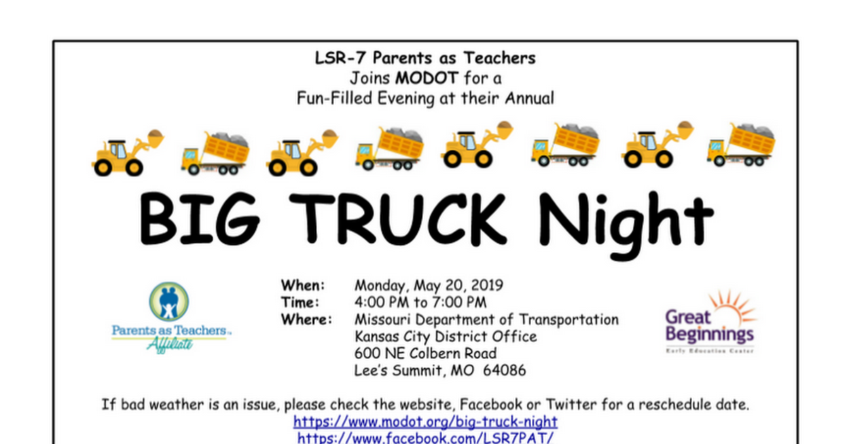 BIG Truck Night Flyer