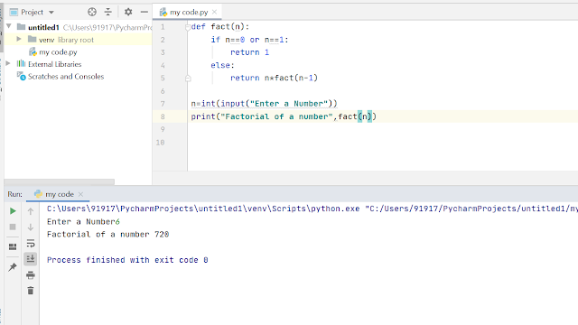 Recursive function python