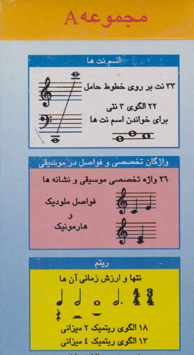 فلش‌کارت مجموعه A موسیقی