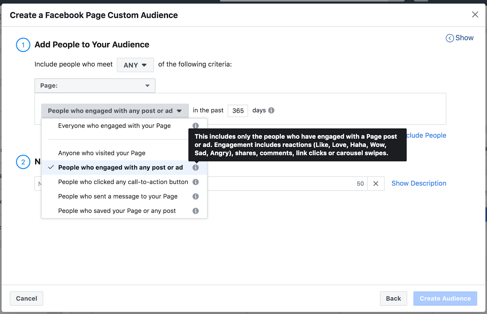 Creating Facebook Lookalike Audiences