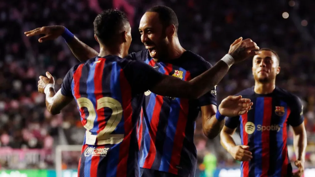 Barca scored six goals against Inter Miami on Tuesday night