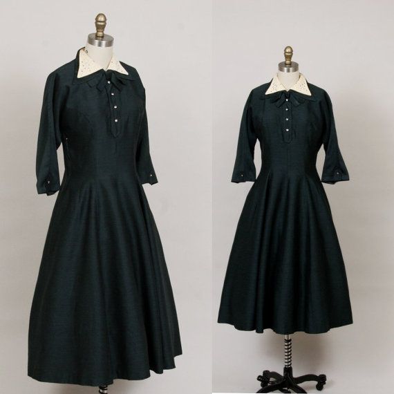 1940s / 1950s school teacher dress | Etsy | Teacher dresses, Dresses,  Spring teacher outfits