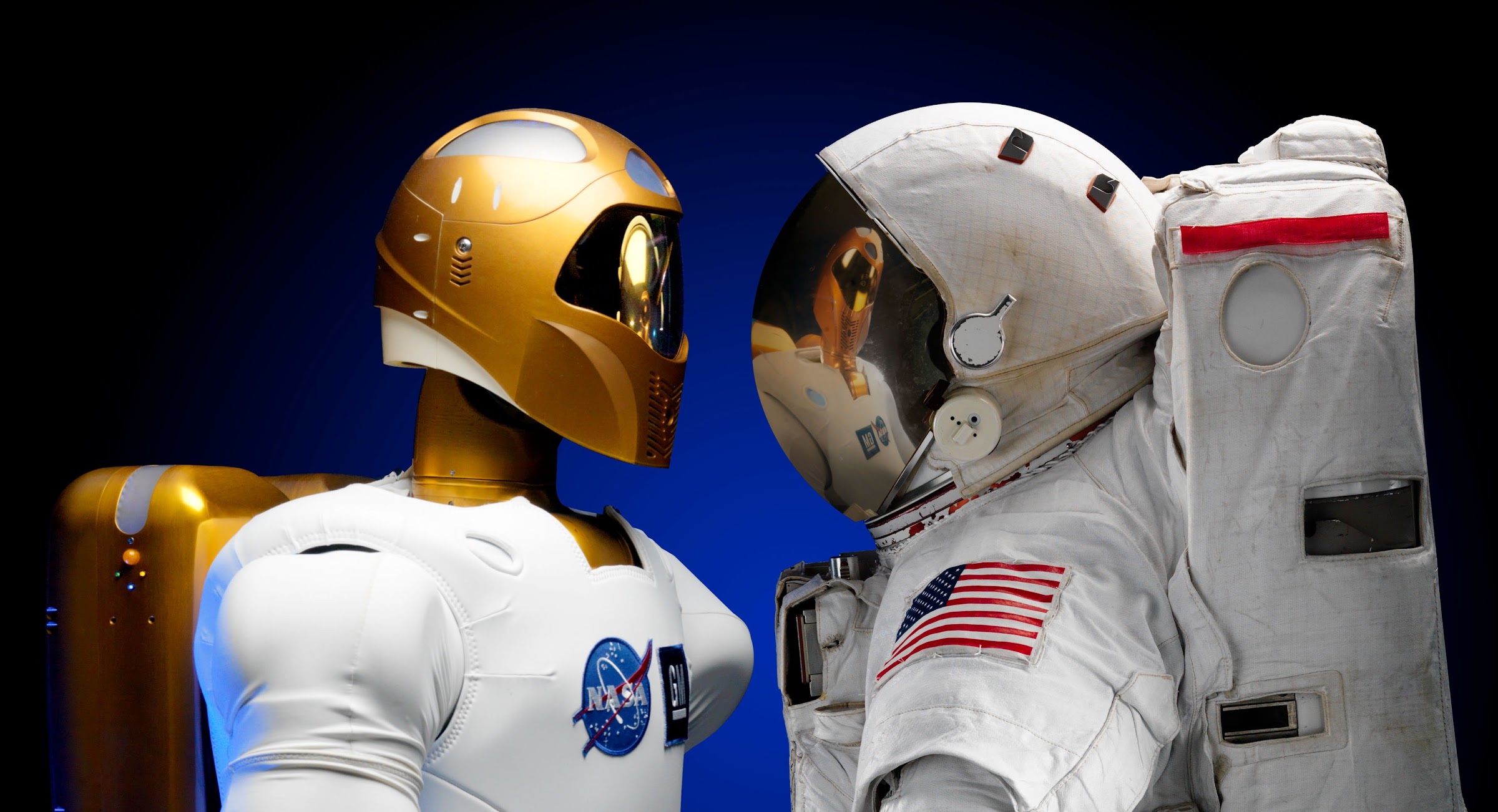 Robot Astronaut vs. Human Astronaut