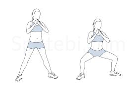 Sumo Squat | Illustrated Exercise Guide