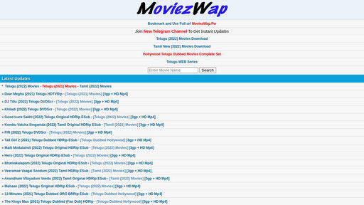 moviezwap.pw screenshot