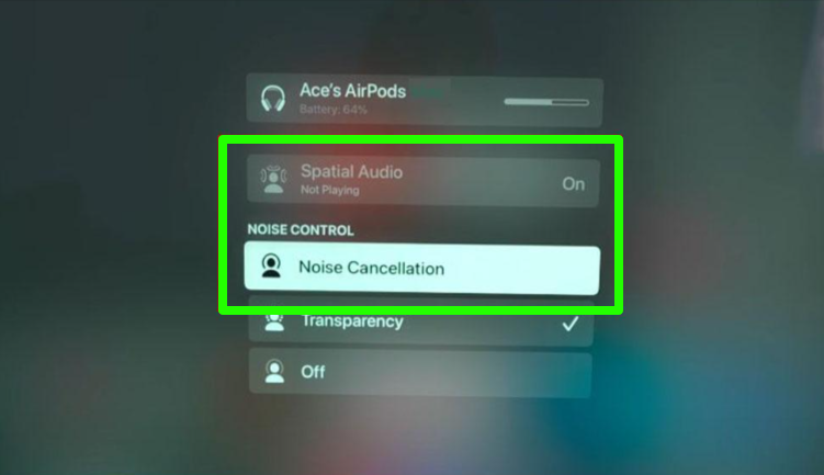  noise cancellation settings