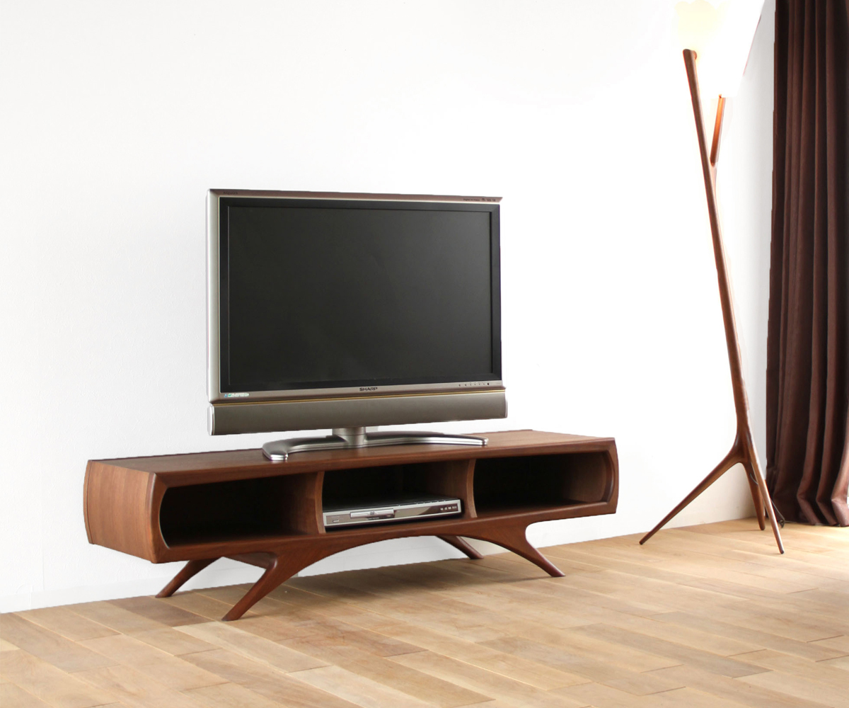 （6）独自のデザインでお部屋の雰囲気を柔らかく「CREER(クレール)テレビボード145」