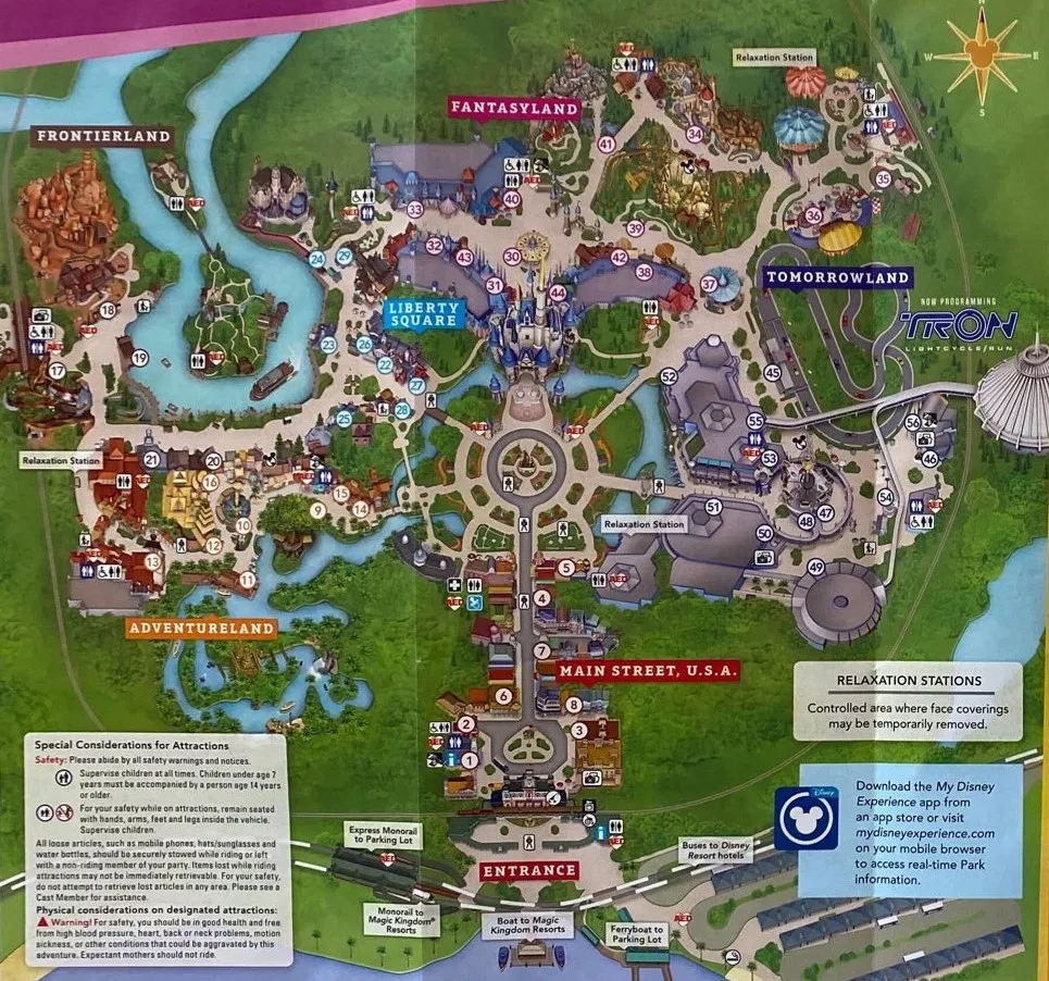 Magic Kingdom Map