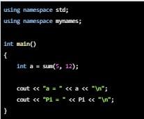 Пространства namespace C# и C++