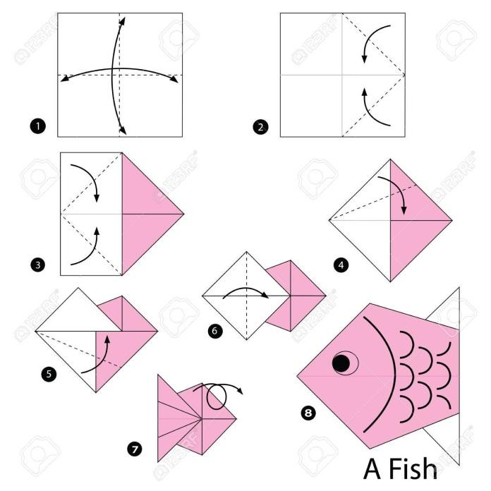 Instrucciones Paso A Paso Cómo Hacer Origami De Un Pez ...