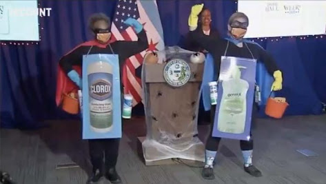Chicago Mayor Lightfoot Wears a Bizarre Costume to a News Conference