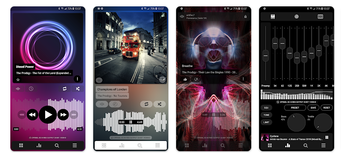 Aplikasi Pemutar Musik Terbaik Android poweramp music