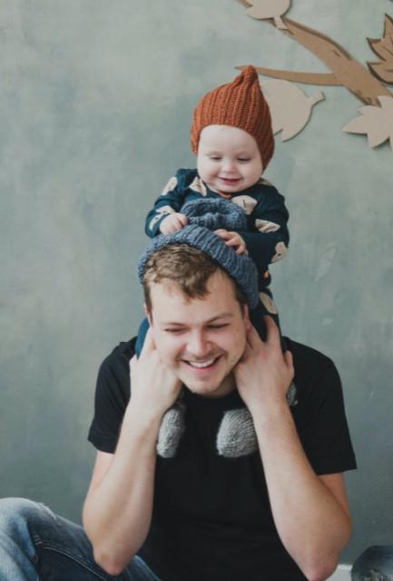 Baby with dad