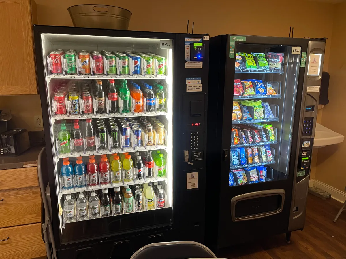 Food and drink vending machines | Bottoms Up Vending