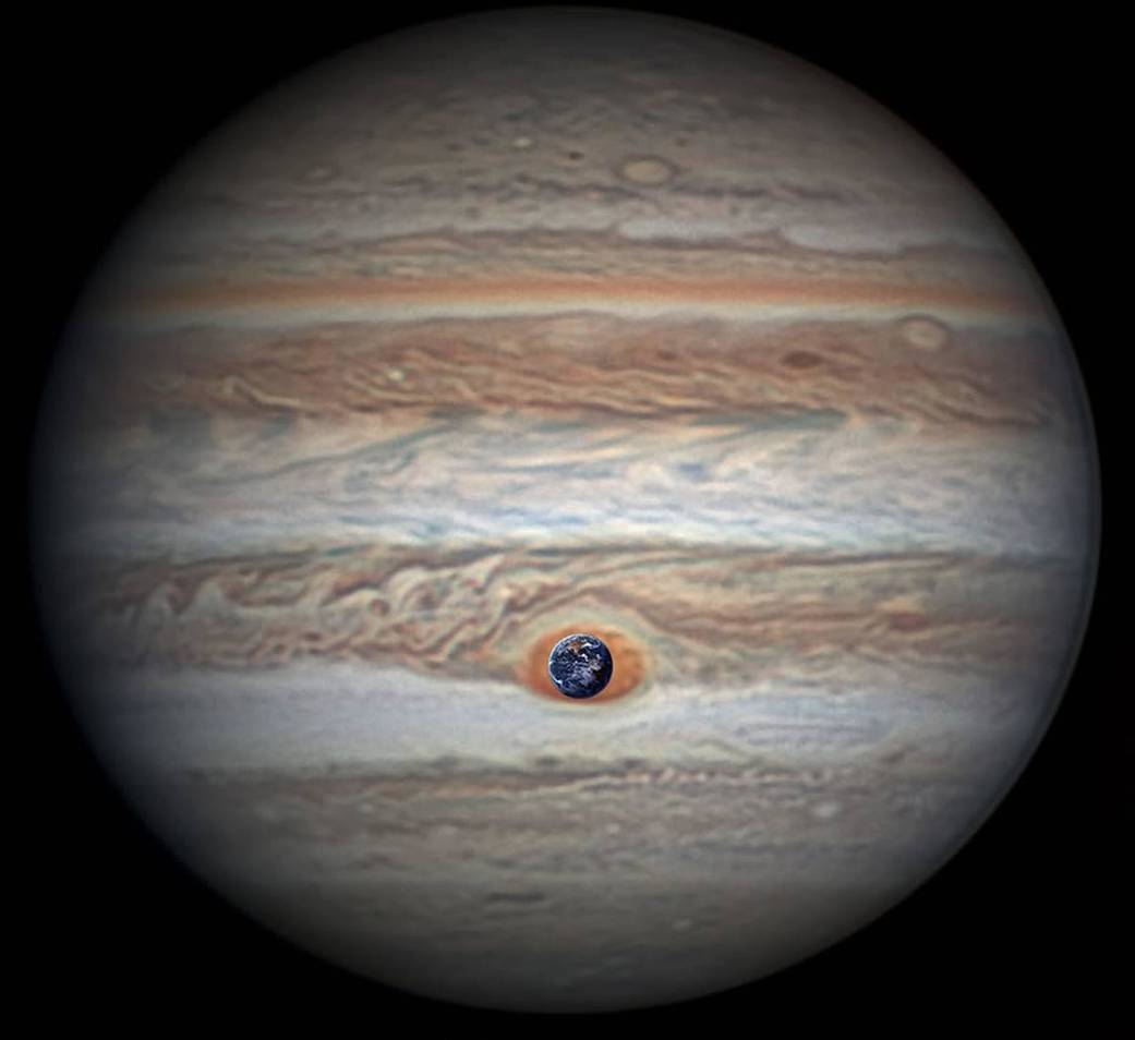 Jupiter's Eye Size