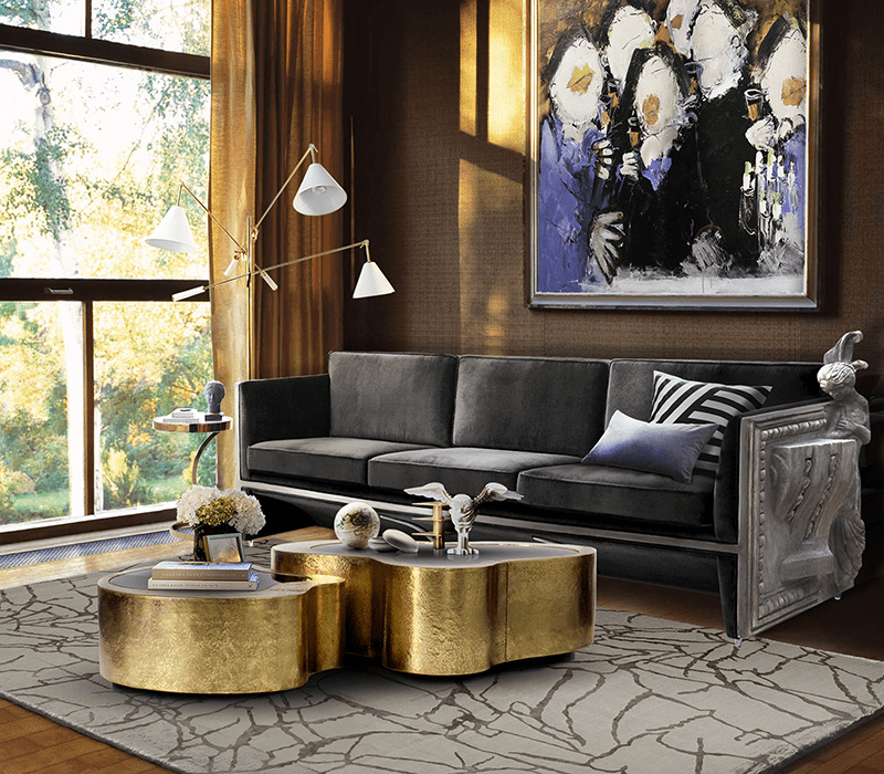 10 Luxury Sofas To Glam Up Your Modern Living Room Interiors