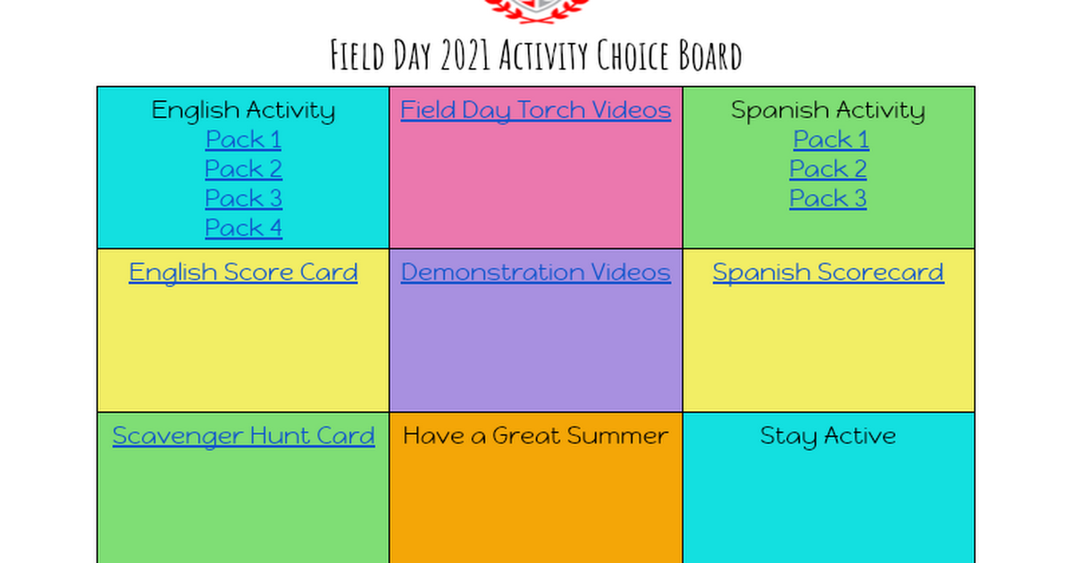 Trinity Heights Field Day 2020