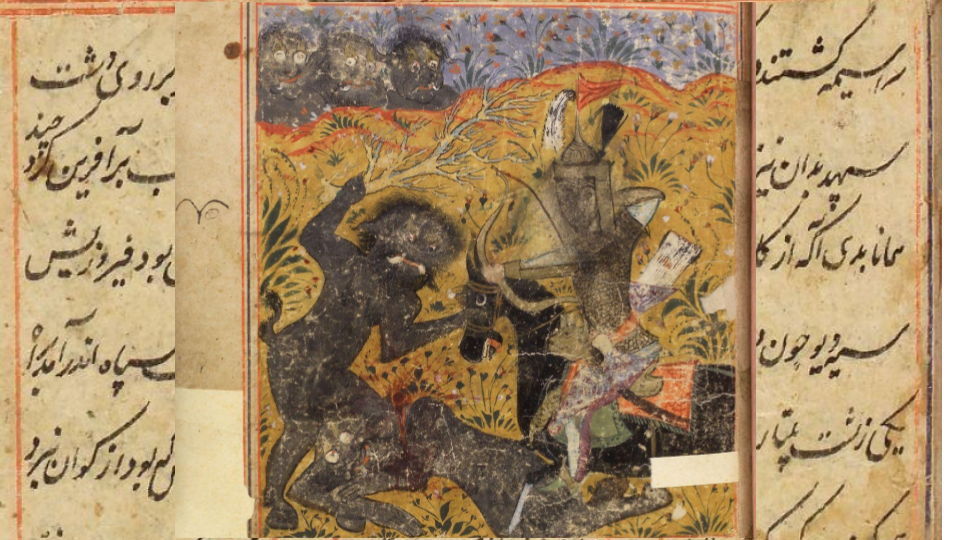 A old islamic image depicting female demons