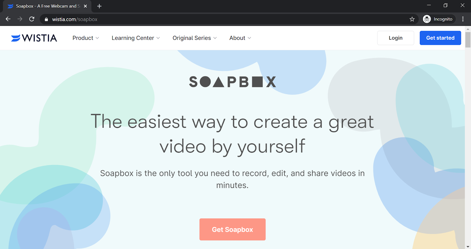 soapbox app page