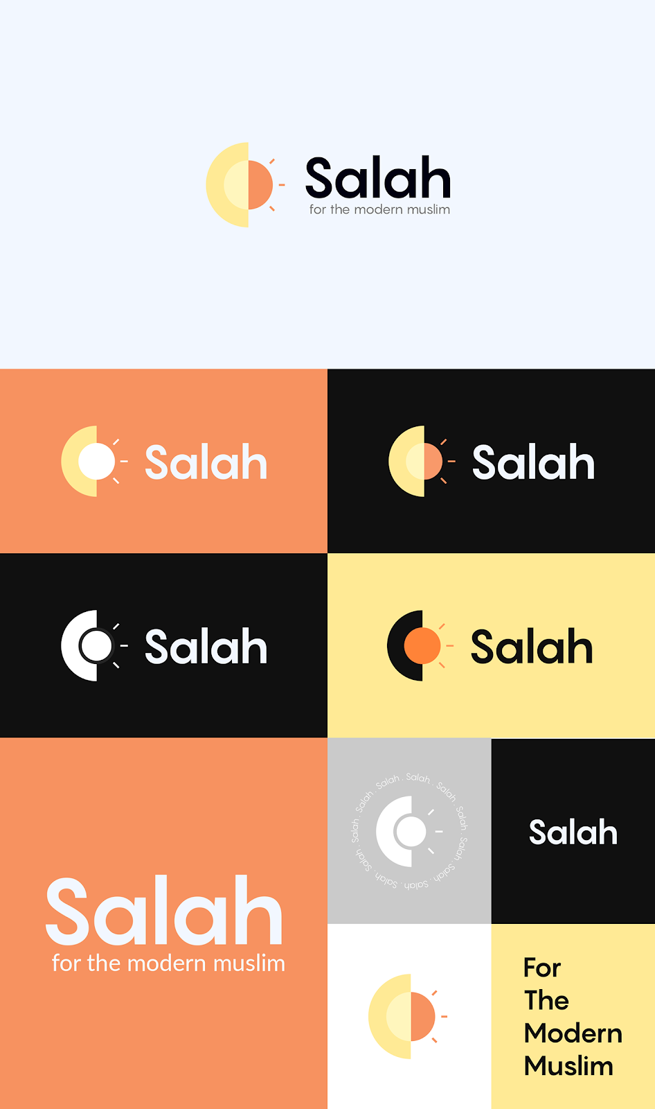 branding  islam namaz salah visual identity brand