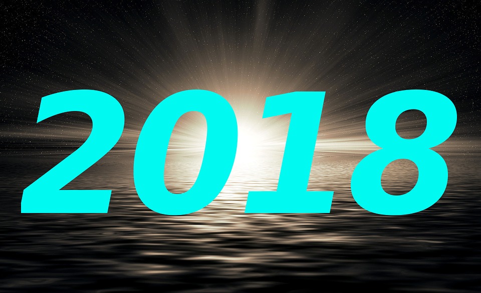 New Year, 2018, Year, New, Happy, Celebration, Design