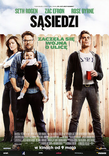 Przód ulotki filmu 'Sąsiedzi'