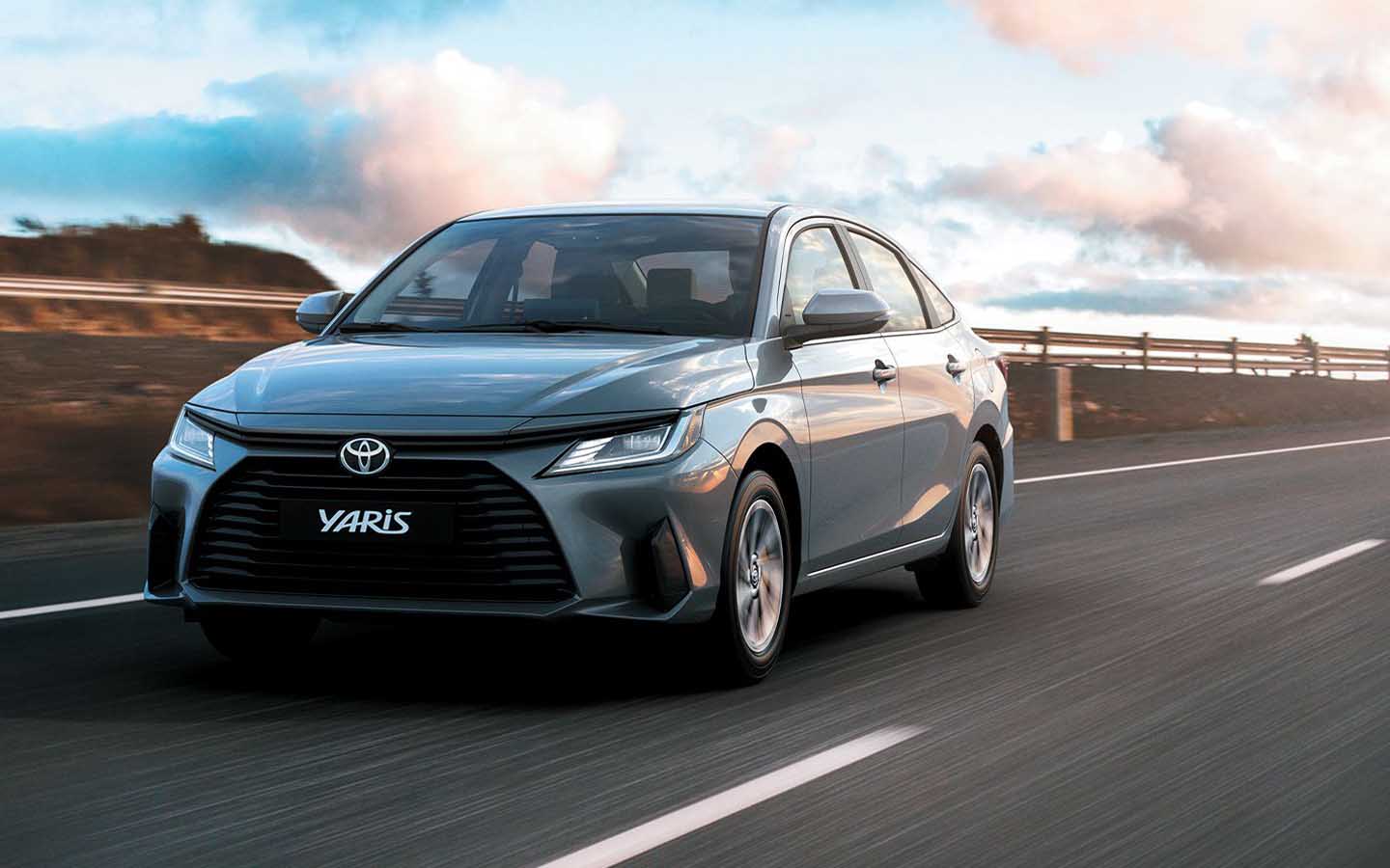 toyota yaris history: yaris 2023 model on road