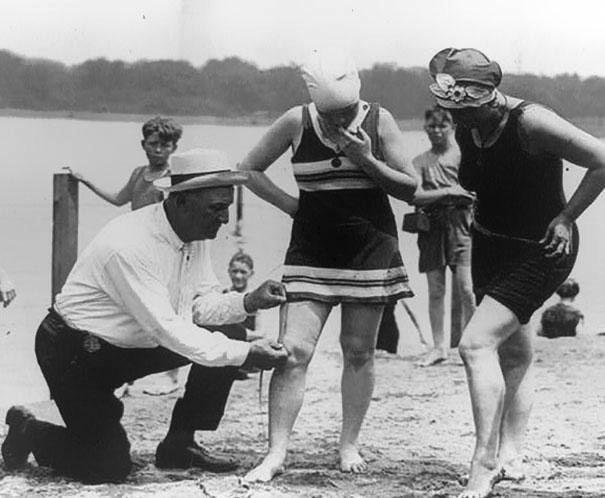 Measuring Bathing Suits - 1920