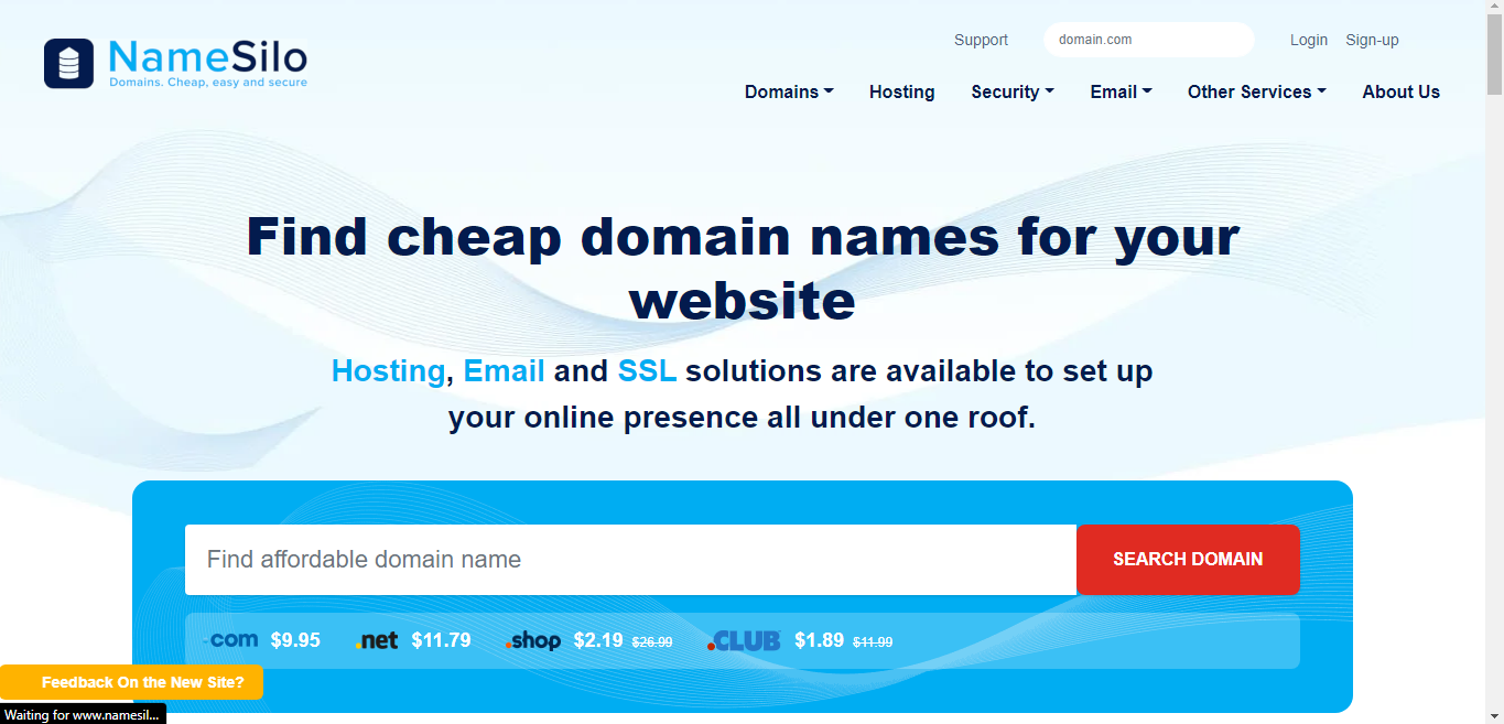 UK domain registrar