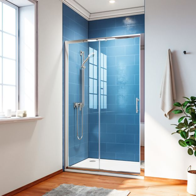 Shower glass are a mark of modern interior design. Source: Elegant Showers