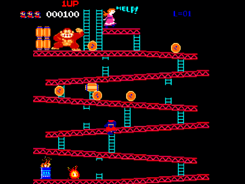 Image result for donkey kong arcade