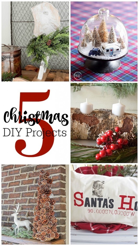 5 Christmas DIY Projects. Collage