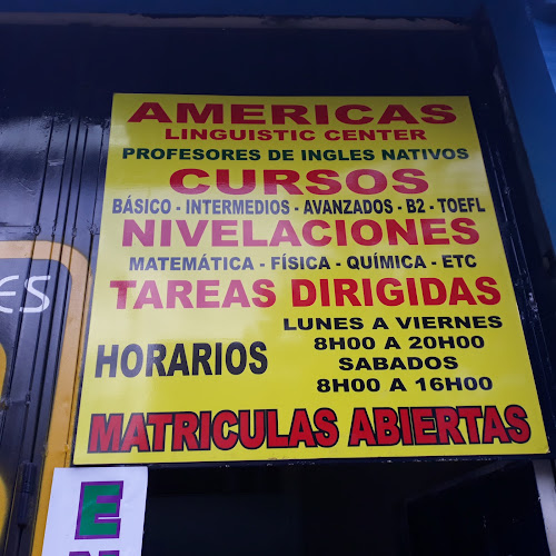 Opiniones de Americas Linguist Center en Quito - Academia de idiomas