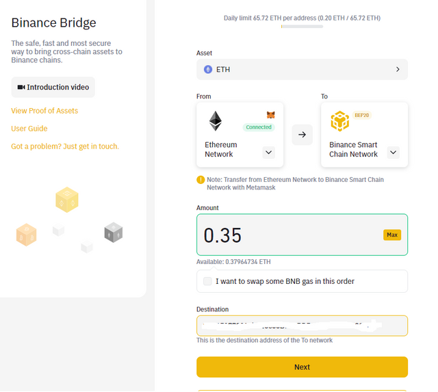 How to Use Binance Bridge to Swap Your ERC20 tokens with BEP20 [Binance  Smart Chain] Tokens - Step-By-Step Guide...