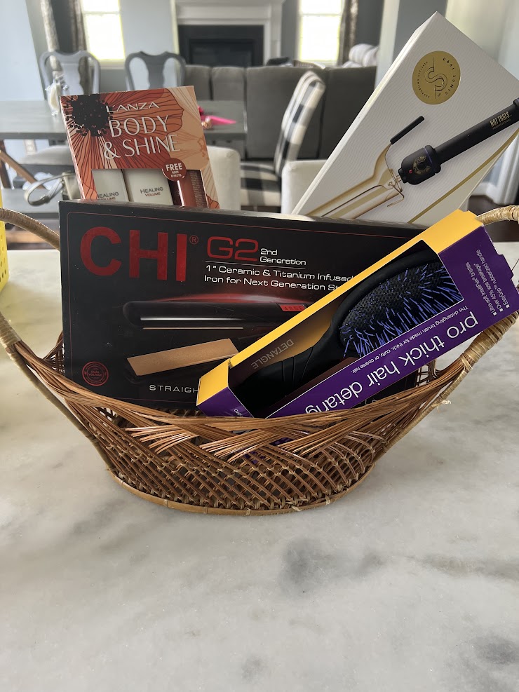 CHI G2 Straightening Iron, Curing Iron, Lanza Hair Products and Hair Brush
- Donated by Harris Family