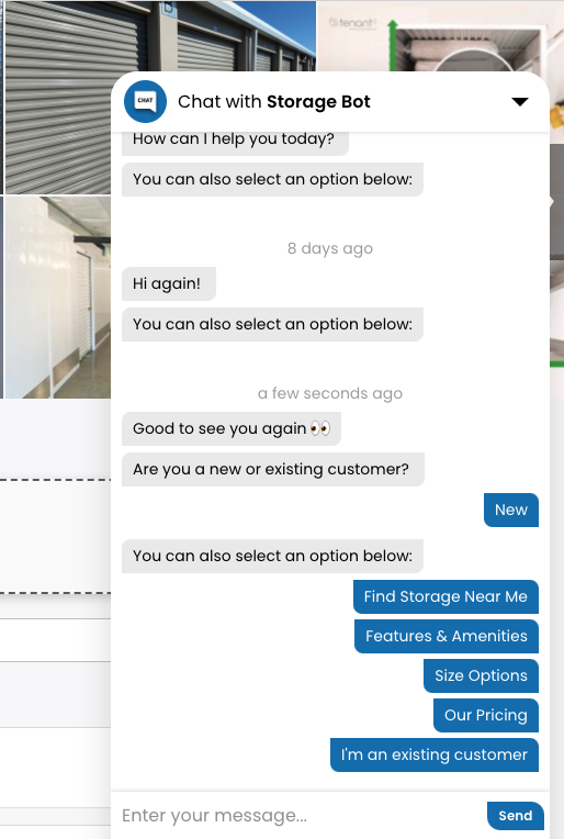 Cubix Asset Management AI Chatbot Drives Leads and improves Self Storage Marketing