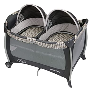  Graco Pack 'n Play Playard with Twins Bassinet