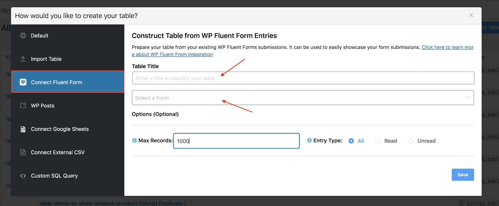 Why use online data tables