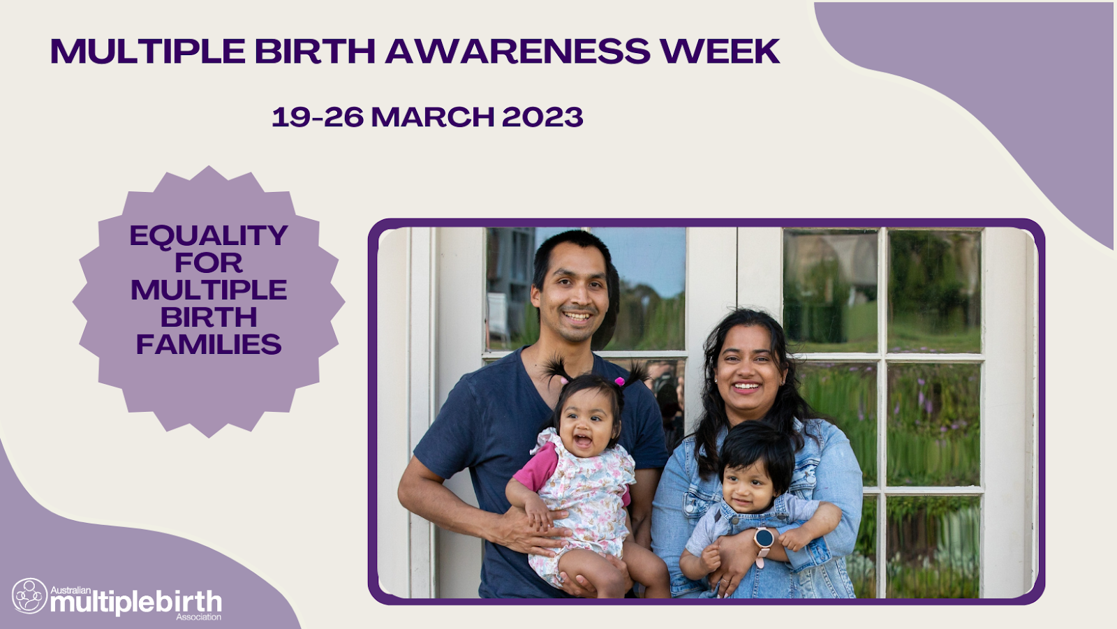 MBAW 2023 MEDIA RELEASE Canberra and Region Multiple Birth