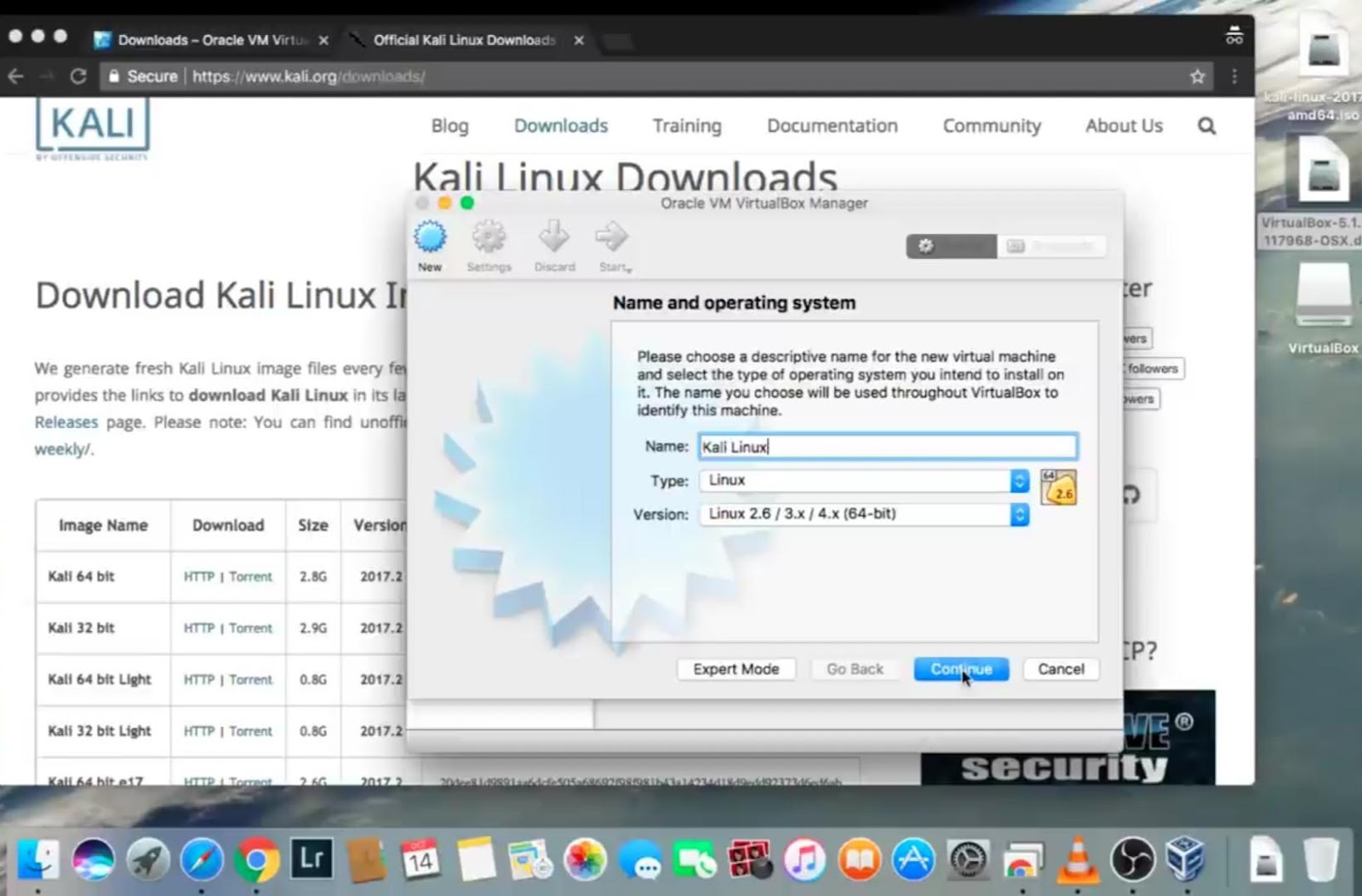 - How to install Kali Linux on Mac