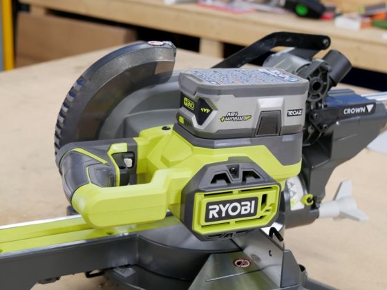 รีวิวเลื่อยปรับองศาไร้สาย Ryobi3