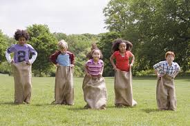 Image result for sack relay race