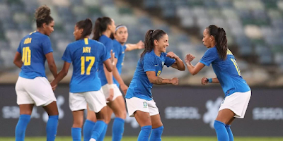 Goleada brasileira marca amistoso de preparação para a Copa do Mundo de 2023 (foto: Rafael Ribeiro / CBF / CP)