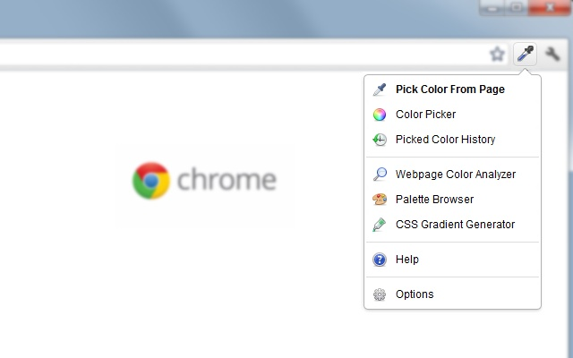 Captura de pantalla de la herramienta Colorzilla, útil en el diseño web. 